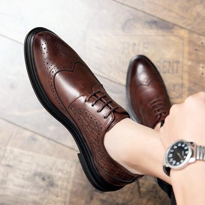 Fashion New Luxury Brand Fashion Trends Oxford Shoe Business Negotiation Formal Social Office Shoes Wedding Party Senior Versatile Shoes