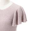 Francfranc Moist Feather Knit Glitter 2025 Relaxed Knit Dress Dress, Pink, Model,