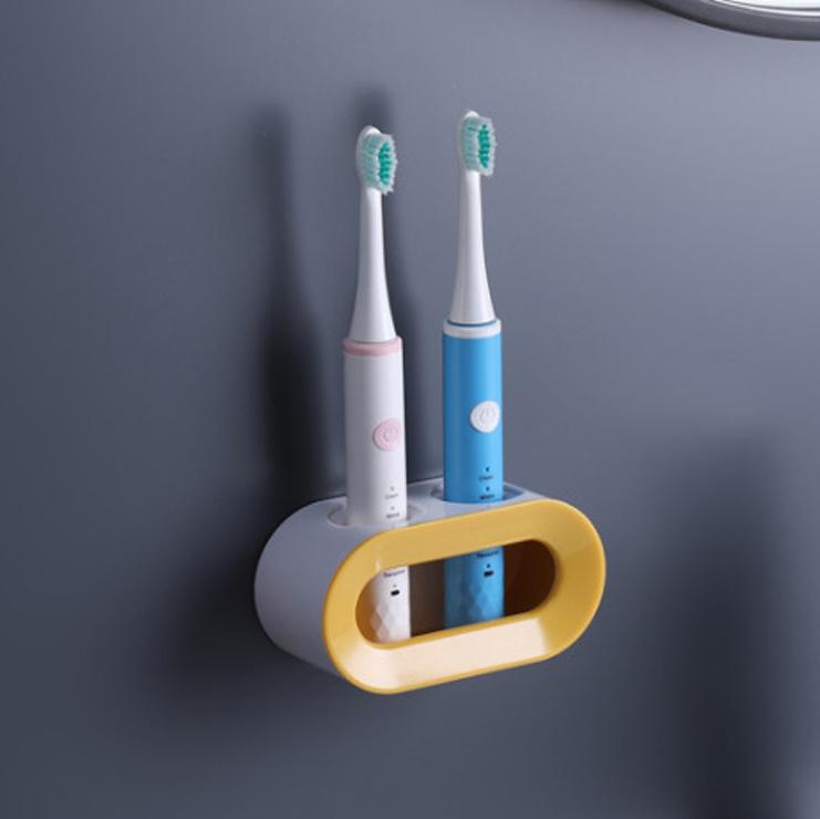 Electric Toothbrush Holder Toothbrush Bathroom Organizer Self-adhesive Toothbrush Stand Rack Holder Wall-Mounted Space Save