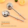 Stainless Steel Handle Press Tea Infuser & Strainer