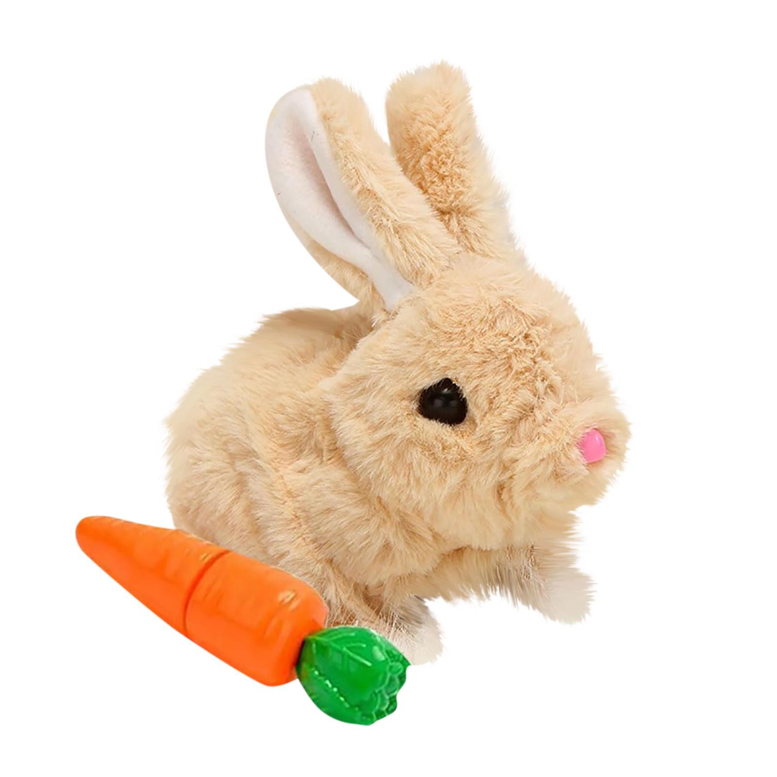 Bunny - My Realistic Bunny Toy - Realistic Interactive Bunny Toy - Jumps, Twitches And Shakes Ears, Lifelike Bunny Moves, Happy Bunny One Size