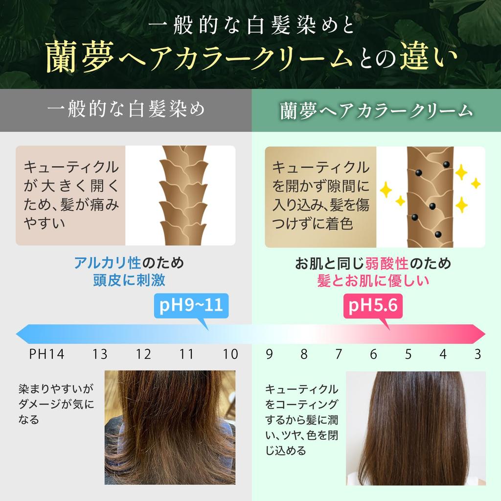 10 Million Bottles Ranmu Hair Color Dark Hair Color Treatment for Gray Partial For Men and Women [Over Sold] Cream, Brown, 150g, Hair, Brown,
