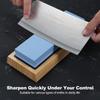 Complete Knife Sharpening Stone Set Dual Grit Whetstone 400 1000 3000 8000 Knife Sharpener Knife Sharpener Tool with