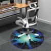 1PC Forest Sky Aurora Office Round Area Rug, Mat Suitable For Office, Under Office Chairs Bedroom Living Room Home Decor, Room Deco