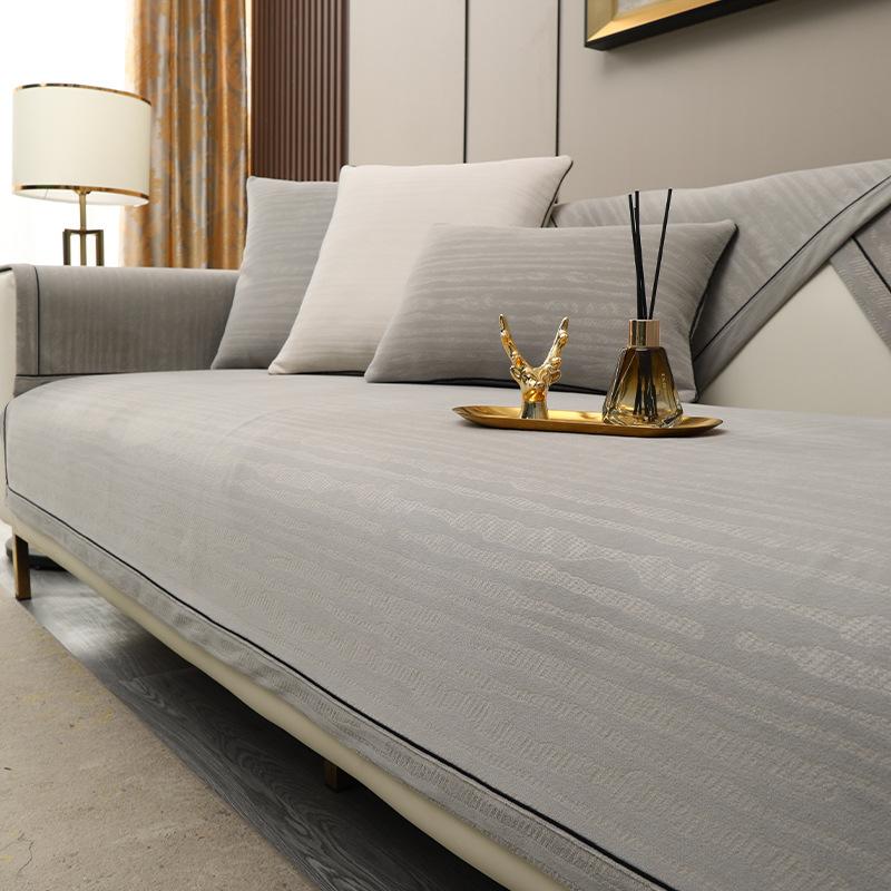 

Подушка для дивана из синели Four Seasons, универсальная однотонная, доступная, роскошная, стильная, современная, простая, высококачественная кожа, нескользящие подушки для сиденья дивана 70*70