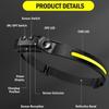 1-10PCS COB Induction Headlamp Built-in Battery Sensor Head Flashlight USB Rechargeable 5 Lighting Modes Waterproof Headlight