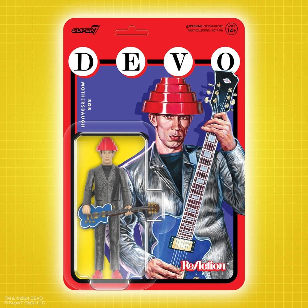 Super7 Devo Reaction Wave 04 Bob Mothersbaugh Action Figure