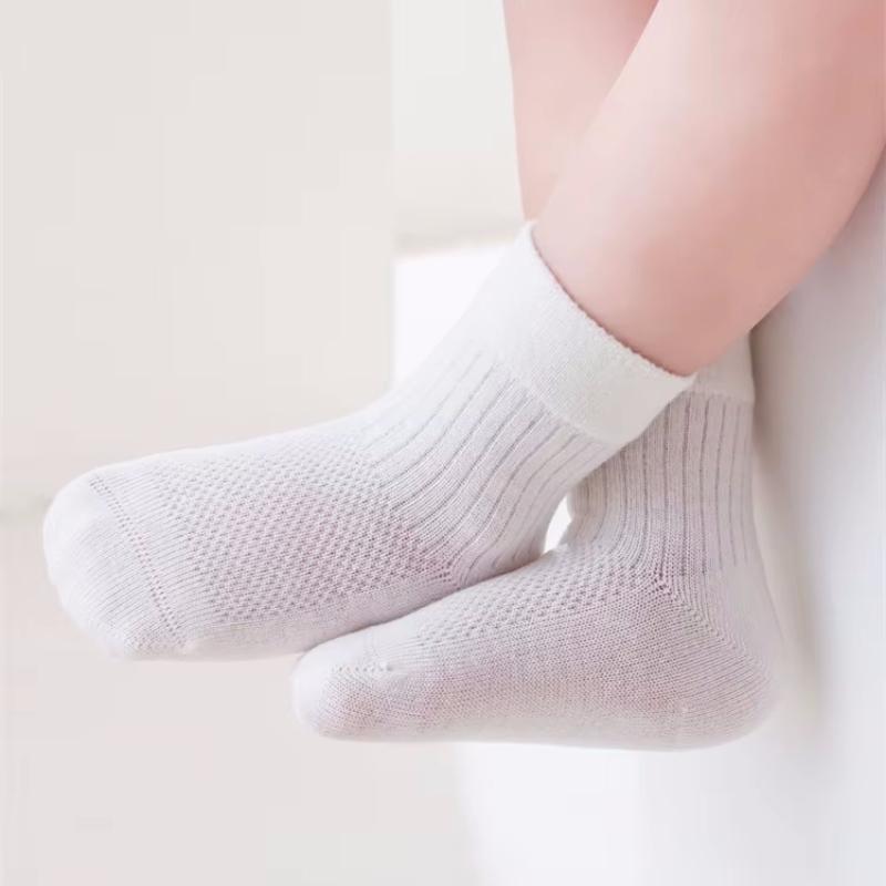 Summer Mesh Thin Baby Toddler Boy Girls Sock Cotton Casual Solid Children's Socks For Girls Boys Soft Breathable Kids Sock 0-5Y