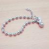 Retro Round Bead Lucky Bag Bracelet Simple Women'S Electroplated Platinum Versatile Money Bag Jewelry