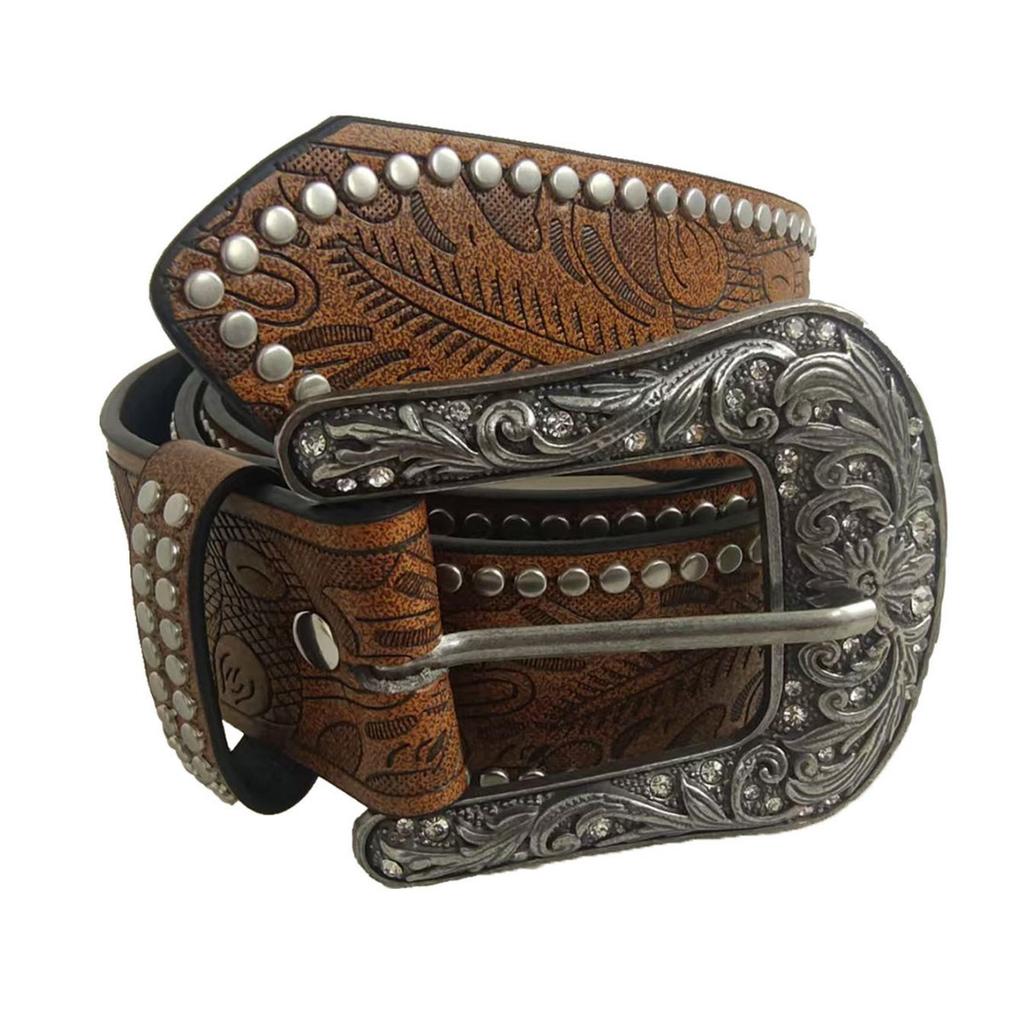 This Autumn's New European and American Style Engraved Belt Is Versatile for Women and Can Be Paired with A Jeans Belt