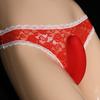Men's Underwear Vertical Bag Egg Sexy Love Women's Lace Jj Set Briefs Couple Underwear Stockings Shorts