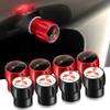 lcbk8 4PCS Car Wheel Tire Valve Stem Caps For Mitsubishi Ralliart ASX Eclipse Galant Mirage Montero EVO Xpander Auto Accessories