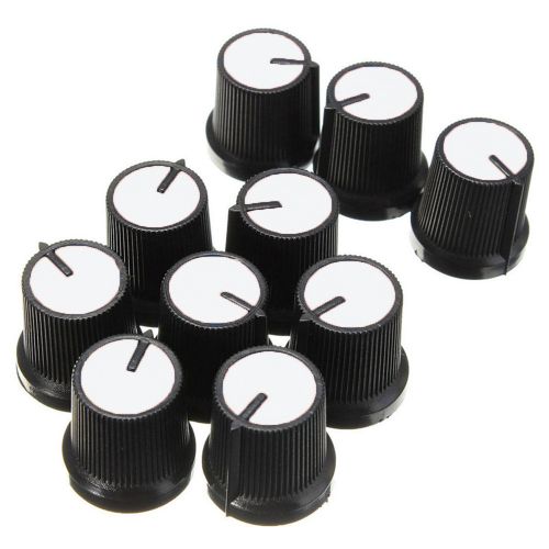 10PCS/lot WH148 Potentiometer knob Cap AG2 Plastic Knob For Diameter 6mm Knob Plum Handle