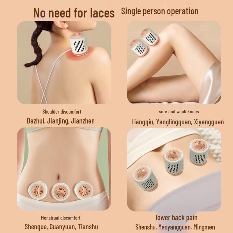 Hezheng Moxibustion Therapy Gift Set CN Plug (adapter Included)