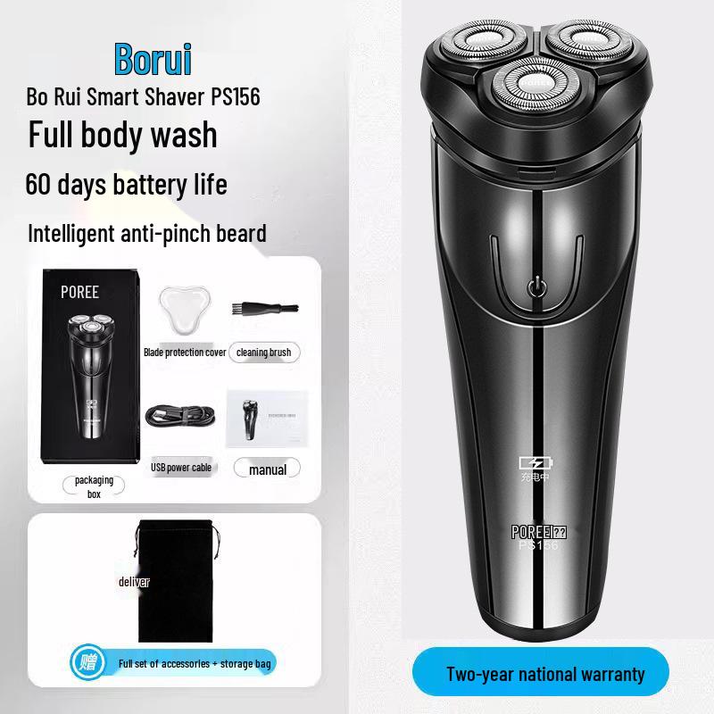 Flyco Men's Electric Shaver Beard Trimmer - Portable New Year Model