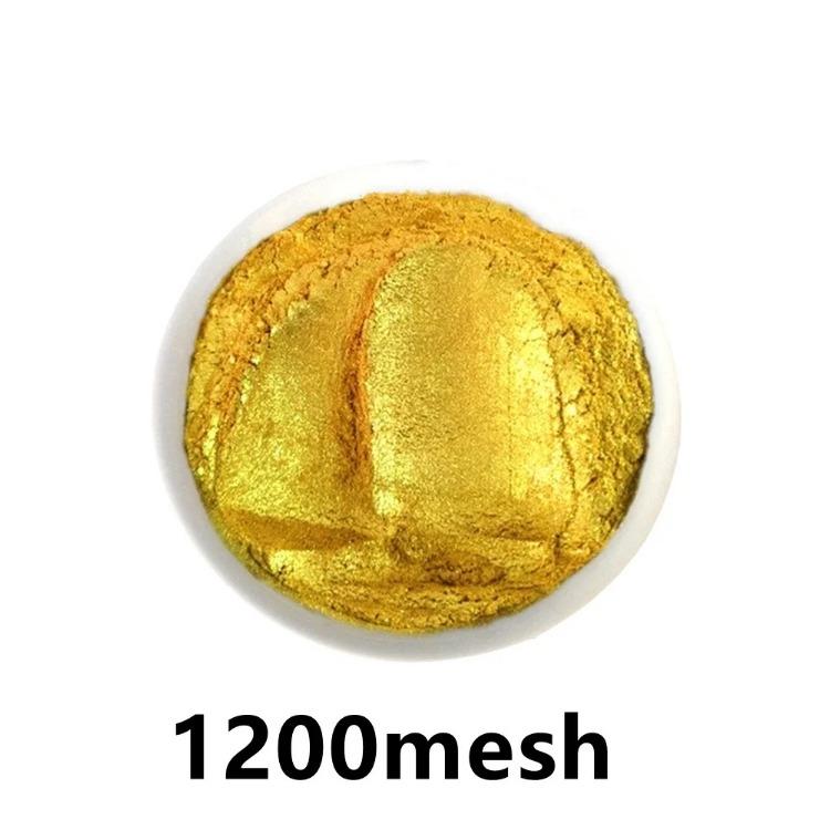 

Німецький золотий порошок Супер яскравий золотий порошок Блиск Акриловий пігментний порошок DIY Храм Будда Куплет Каліграфія Артефакт 100g
