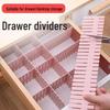 Adjustable Plastic Drawer Divider for Underwear & Socks Organization