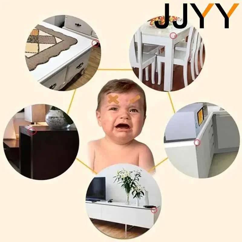 4PCS Soft Silicone Corner Guards Baby Safety Cushions Edge Bumpers for Furniture Table Protectors