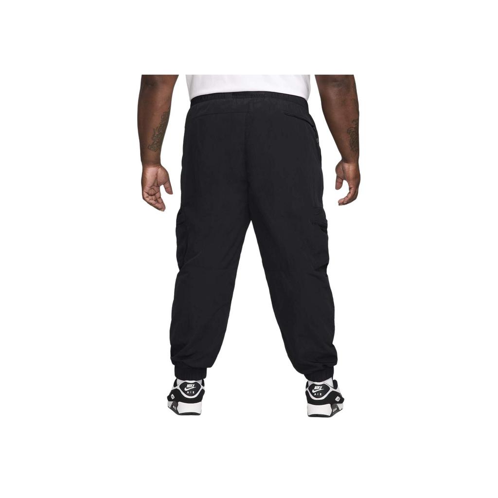 Nike Tech Woven Fashion Comfortable Fitted Solid Color Jogger Pants Men bottoms Black FZ0756-010