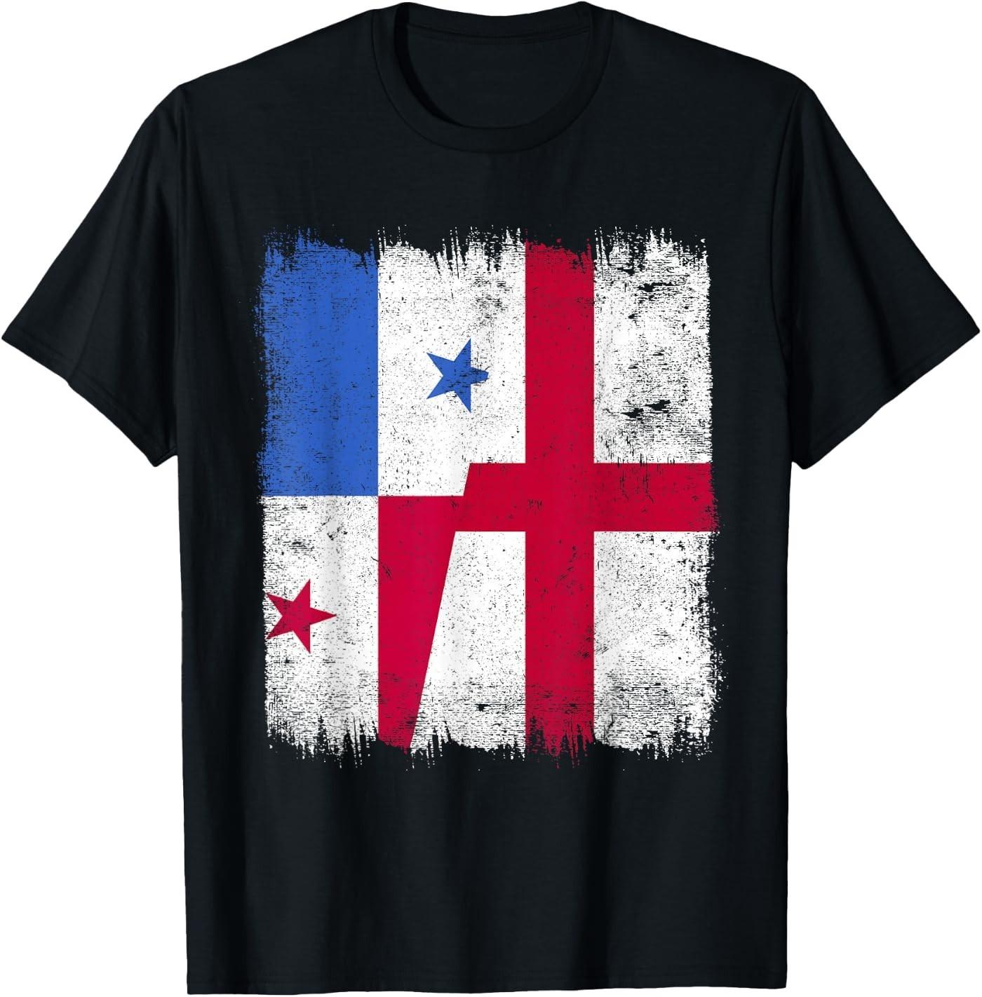 Panama England Flag | Panamanian English Roots T- Unisex T-Shirt XXL