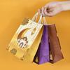 12pcs Paper Gift Sacks Set Packings Handbag for Middle East Present Muslims Islamic Food Packagings Pouches Decorations