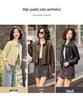 2025 Spring Women's Casual Leather Jacket - Loose, Versatile Lapel Design ZH1163
