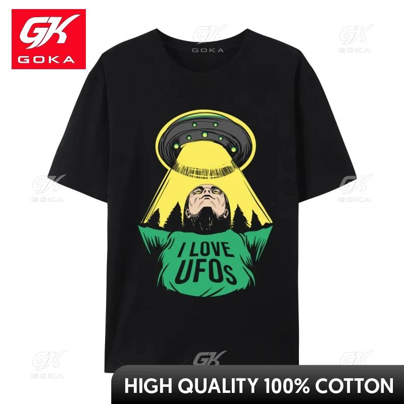 I Love Ufos Ofnis ExtraTerrestrial I Want To Believe Coupons Design Normal TShirt Cotton T Shirt for Unisex Tops Shirts