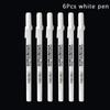 0.8mm Paint Marker Permanent Marker Graffiti Metalic Marker Pens Gold Silver White Pen Writting Drawing Art Supplies