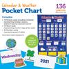 Learning Resources კალენდარი ამინდის ჯიბის სქემა LER 2418 &