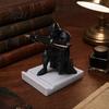 Mystery Style Desk Accessory 3D Printed Knight Pen Holder, Kneeling Stand, Exquisite Premium Quality Display Stand Sculpted Statue, Creative Organizer