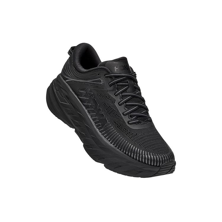 HOKA Bondi 7 Siyah Unisex Spor Ayakkabı 1110518-BBLC