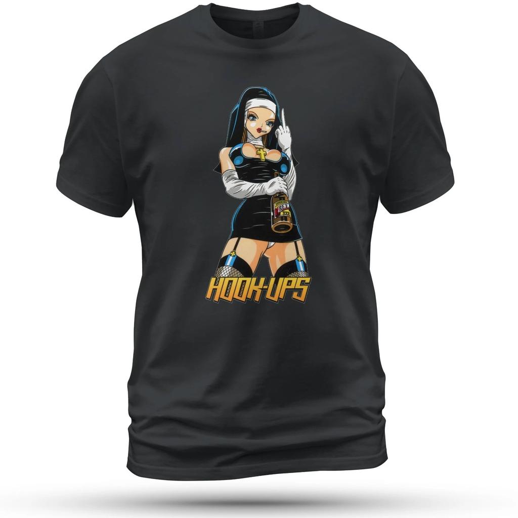 HOOK UPS Sexy A Nun T-Shirt Funny Size S-5XL Made in USA