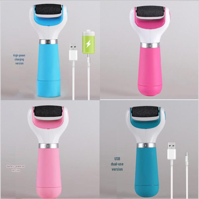 USB Rechargeable Electric Foot Grinder Pedicure Device for Removing Dead Skin, Calluses, and Cuticles.