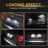 2PCS LED License Plate Lights Canbus For Mini Cooper R56 2007-2013 R57 2009-up R58 R59 11-up OEM:51132756227 Number Plate Lamps License Plate Lights
