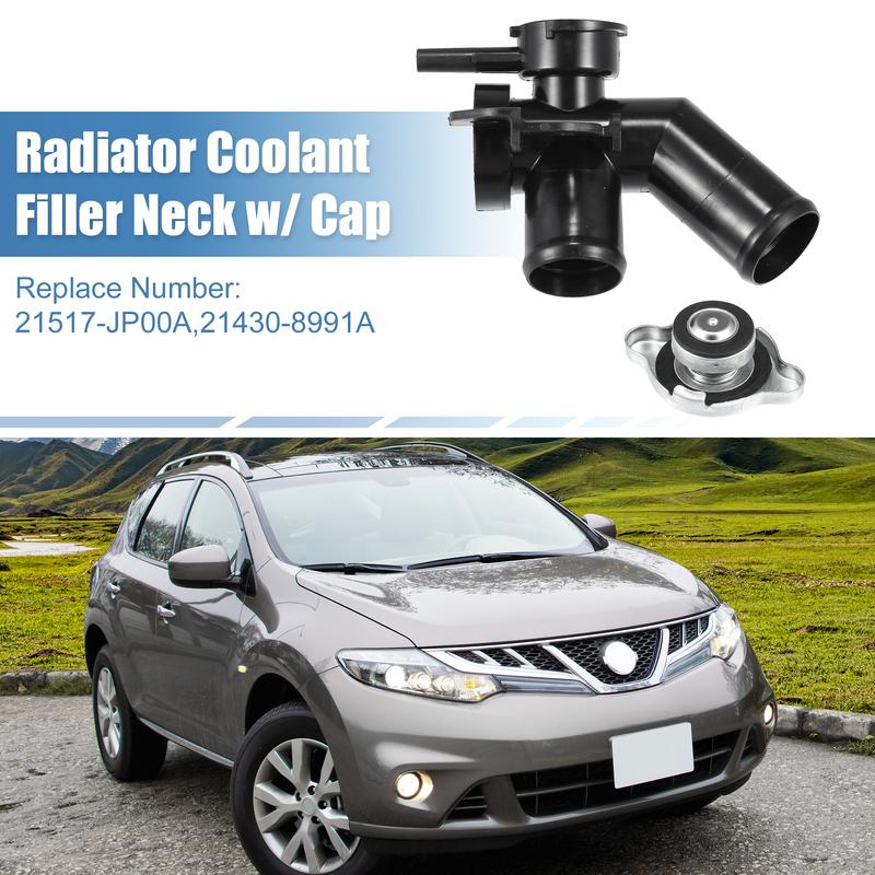 X Autohaux Car Engine Coolant Thermostat Housing Assembly 21517JP00A/214308991A for Nissan Murano Quest LE Platinum 2009 -2017