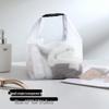 Large Capacity Women's Makeup Bag - Portable, Multi-functional, Buckle Design, for Swimming, Toiletries, Handheld, Souvenir Storage