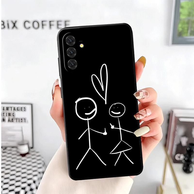 Funny Stickman Matchman Soft Phone Case for Samsung A17 A37 A57 A16 A26 A36 A56 A15 A25 A35 A55 A14 A24 A34 A54 A13 A23 A33 A53