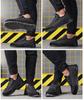 Leichte, atmungsaktive Sicherheitsschuhe mit Stahlkappe: Stoßfest, Durchstichfest, Rutschfest, Flyknit-Obermaterial für den Sommerbau.