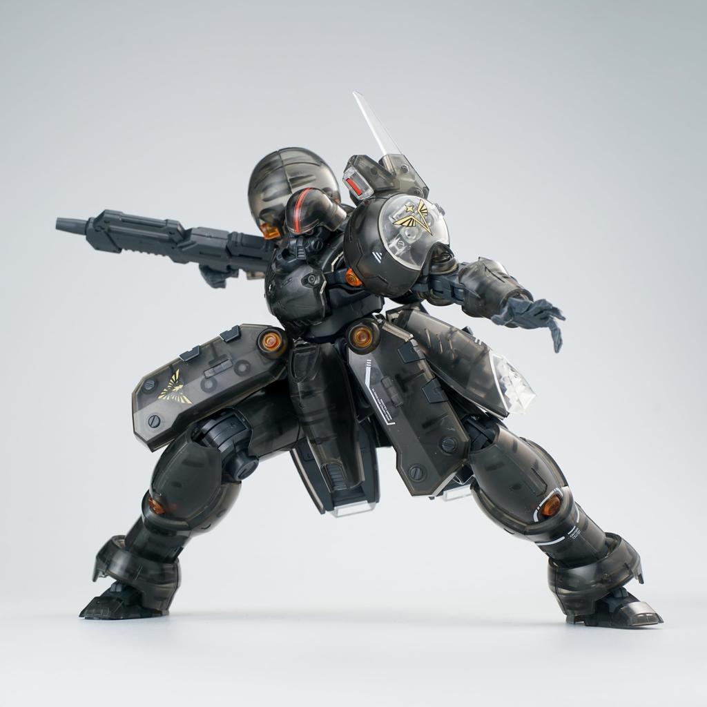 SHEIK MAINLAND ULTRA ACTION TROOPER Series ZA 11PS ZI KRON Scale ABS Assembled Plastic Model Kit 1/144 [Transparent Black]