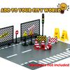 City street building block traffic cone signs, parts, construction, military, toys.