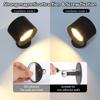 Rechargeable Smart LED Wall Lamp with Three-Color Dimming and Remote Control