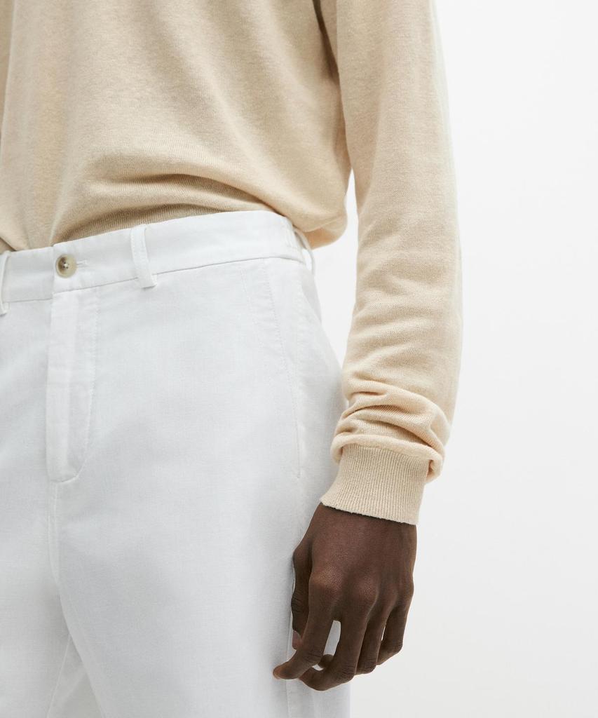 Masimodutti Linen Bermuda Pants