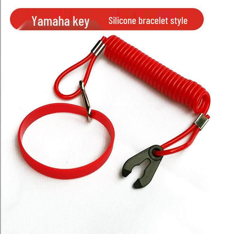 Marine Outboard Safety Kill Switch Lanyard