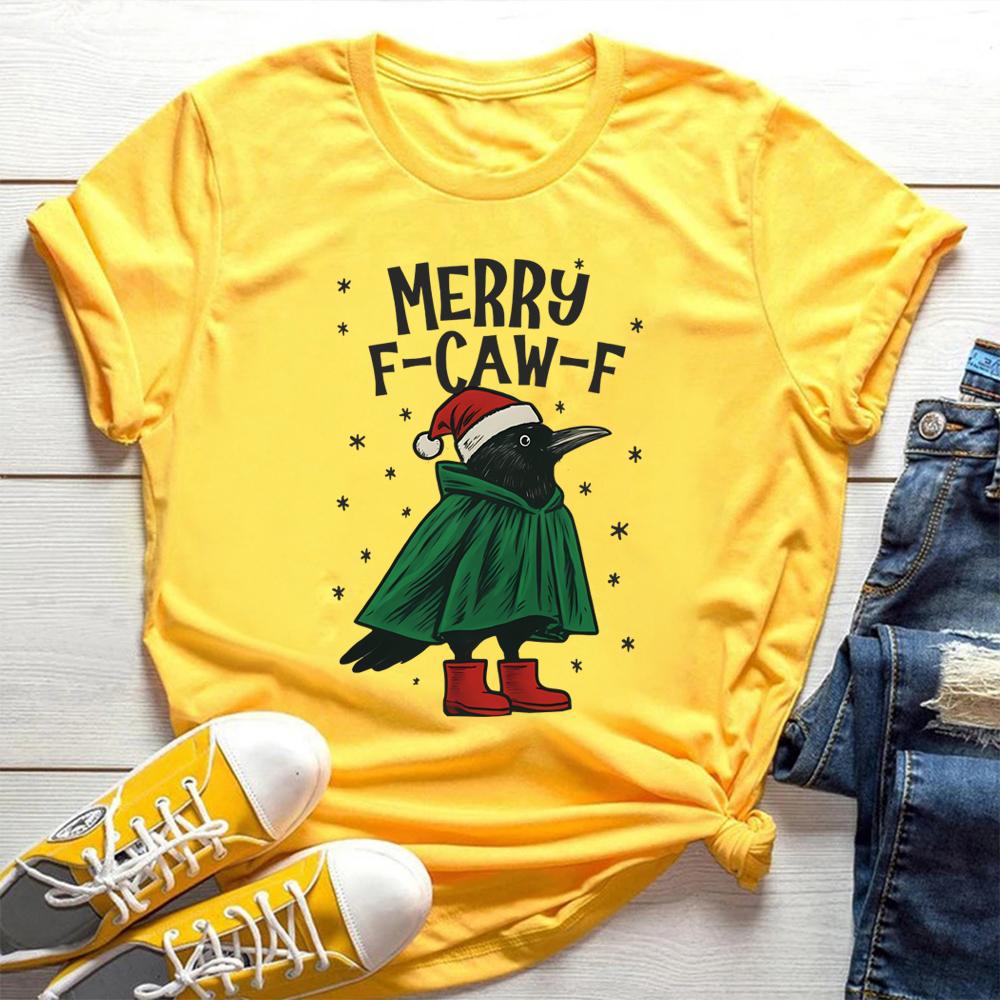 Christmas FCawF Tshirt Funny Christmas Shirt Winter Holiday Tshirt Unisex Women Printed Graphic Tees Unisex Short Sleeves Tops