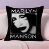 Classic Rock Band M-Marilyn M-Manson  Cushion Cover Decorative Pillow Sofa Home Decor case pillow cases