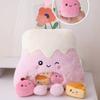 Cake Pudding Plush Stuffed Toy Doll Huggable Pillow Pp Cotton Filling Kids Gift