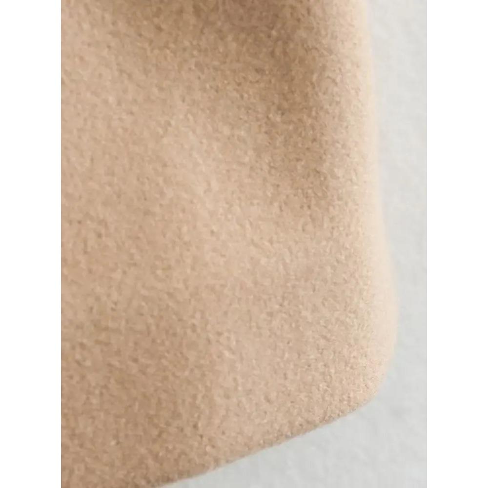 Gabardina larga de lana con botones y doble botonadura, versátil, informal, para otoño e invierno, nueva moda para mujer