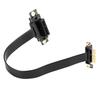 AA58 PCIE X1 Riser Cable Dual 90 Degree Right Angle PCIe 3.0 X1 to X1 Extension Cable 8Gbps PCI Express 1X Riser Card 20cm