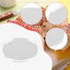 Cake Separator Plate Easy to Use Clear Multipurpose Reusable Baking Tool Cake Divider for Desserts Snacks Cupcakes Pies Cake