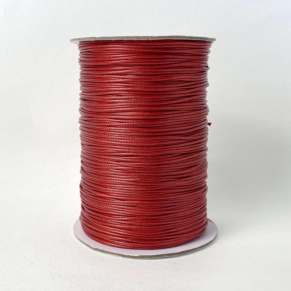 1mm Korean Waxed Rope: Jewelry & Pendant Necklace/Braided Bracelet with PU Leather
